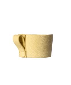 Bino Luxe Leather Sleeve Lemon
