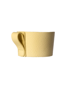 Camino Luxe Leather Sleeve Lemon