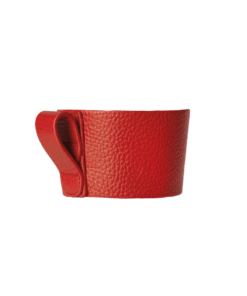 Camino Luxe Leather Sleeve Scarlet