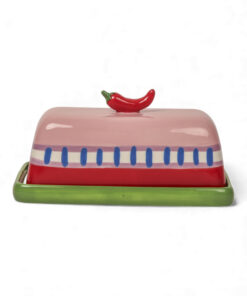 Seaview Stoneware Hot Chilli Butter Dish