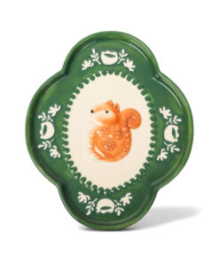 Retro Folk Stoneware Nutty Dish