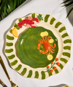 Alternative view of Seaview Stoneware Lobster Dinner Plate