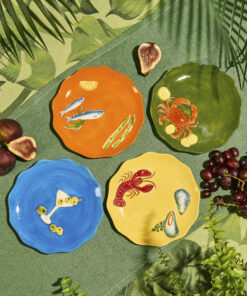 Alternative view of Seaview Stoneware Lobster Plate