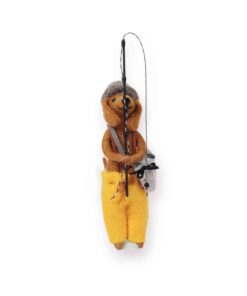 Felt Ornament Fisher Dog