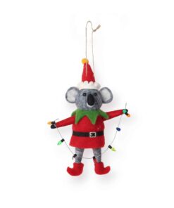 Felt Ornament Elf Koala