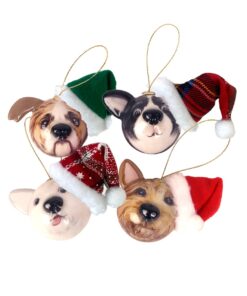 Ornament Set Party Dogs