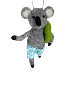 Felt Ornament Koala Swimmer