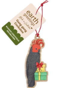 Wooden Christmas Decoration (Pack of 6) - Gang-gang Cockatoo