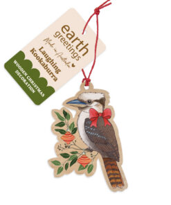 Wooden Christmas Decoration (Pack of 6) - Laughing Kookaburra