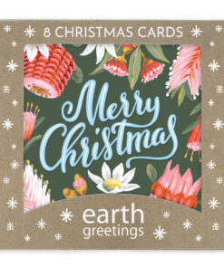 Boxed Christmas Cards (Square) - Christmas Garland
