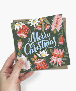 Alternative view of Boxed Christmas Cards (Square) - Christmas Garland