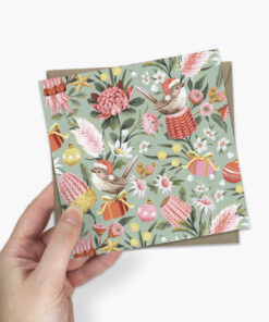 Alternative view of Boxed Christmas Cards (Square) - Festive Wrens