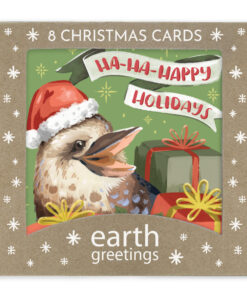 Boxed Christmas Cards (Square) - Happy Kookaburra
